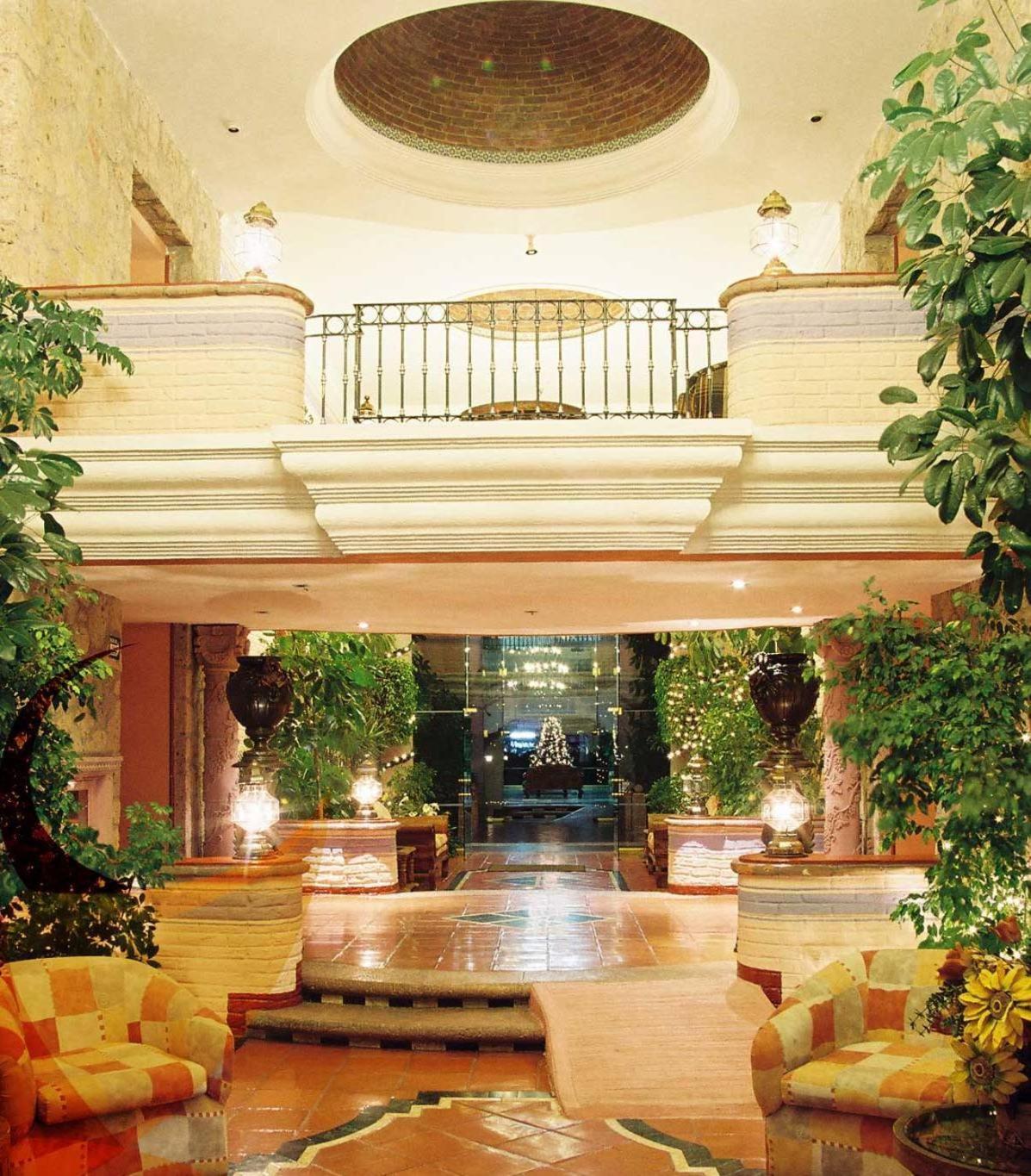 グラン ホテル アシエンダ デ ラ ノリア アグアスカリエンテス エクステリア 写真 The lobby of the hotel