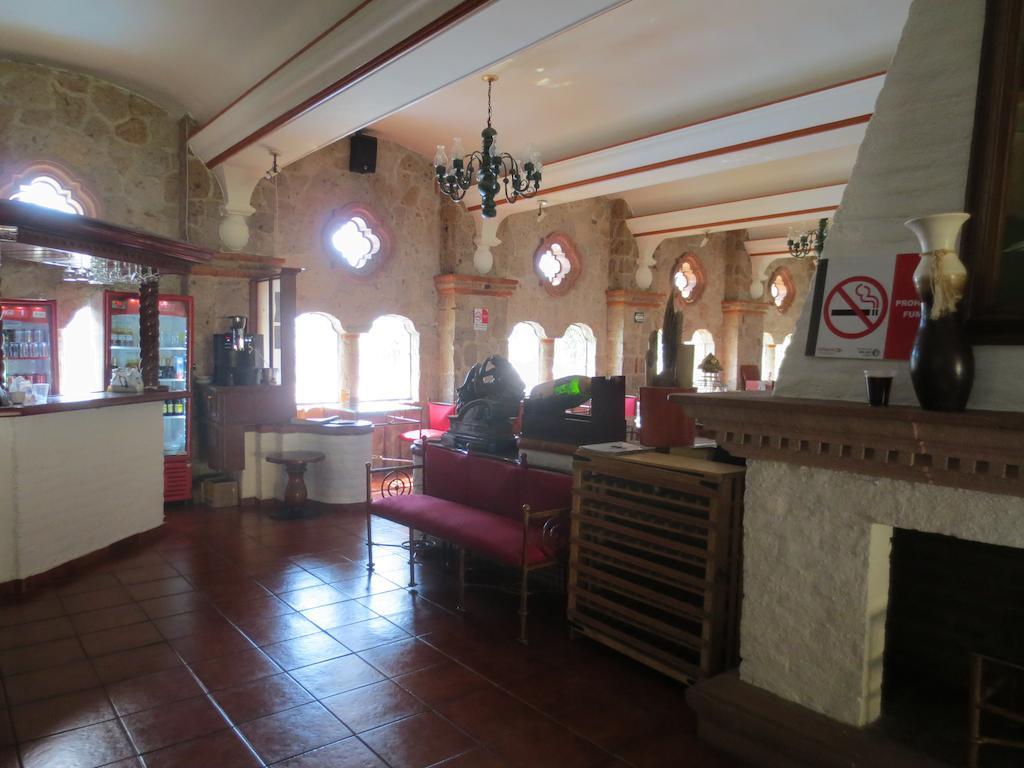 グラン ホテル アシエンダ デ ラ ノリア アグアスカリエンテス エクステリア 写真 Interior of the restaurant