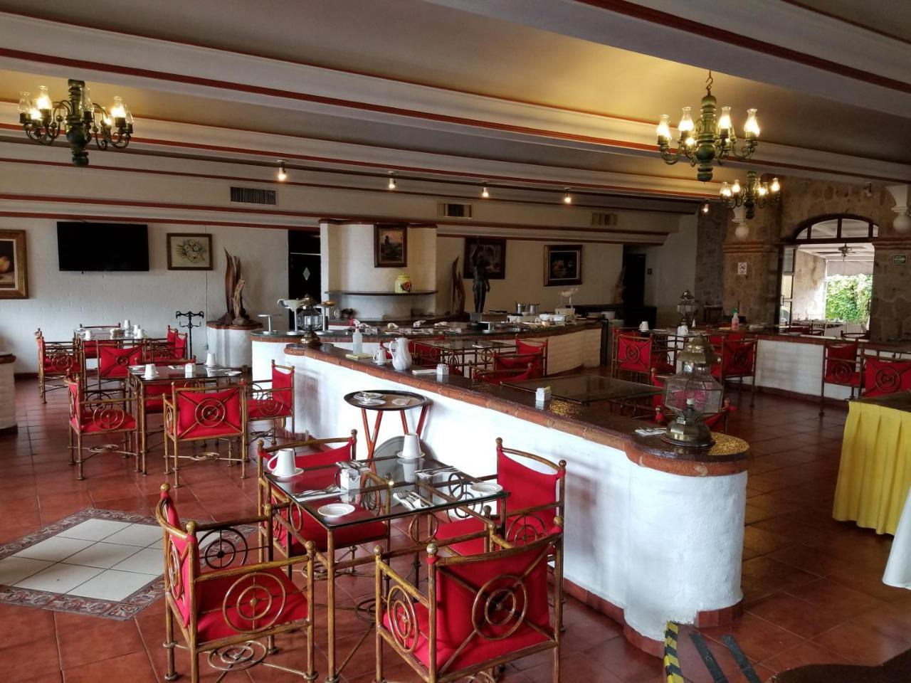 グラン ホテル アシエンダ デ ラ ノリア アグアスカリエンテス エクステリア 写真 The restaurant at the hotel