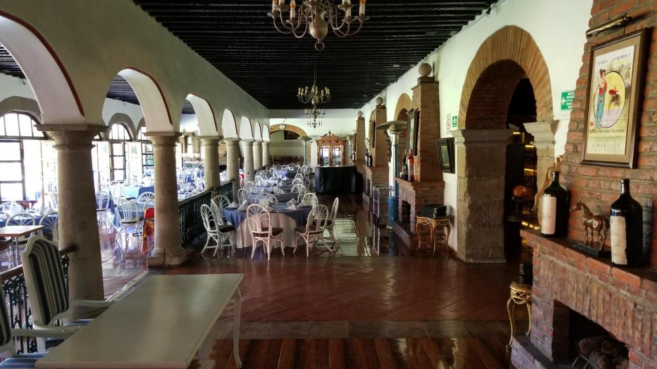 グラン ホテル アシエンダ デ ラ ノリア アグアスカリエンテス エクステリア 写真 Restaurant in the hotel